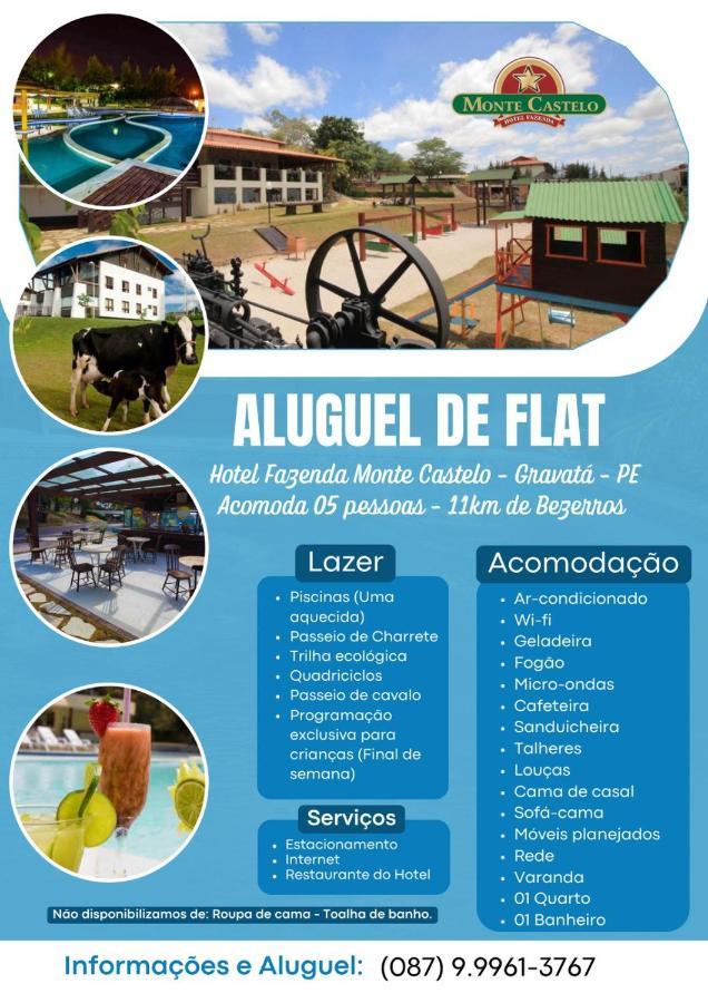 Flat Studio 11 Hotel Fazenda Gravata-Pe Bagian luar foto